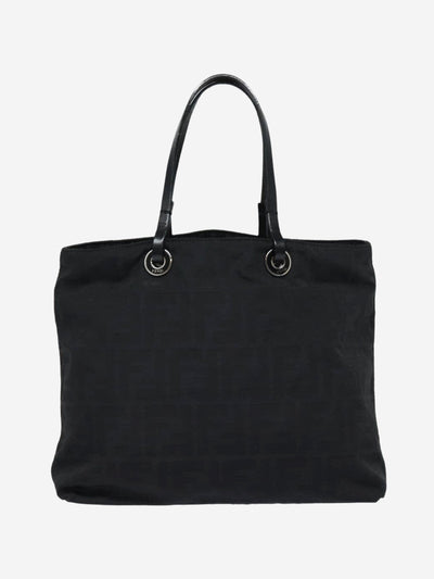 Black Zucca top handle bag Top Handle Bags Fendi 