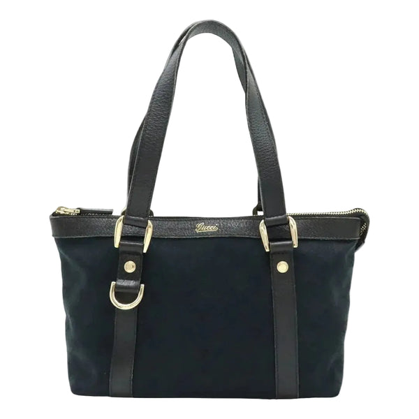 Black GG canvas mini tote bag product image