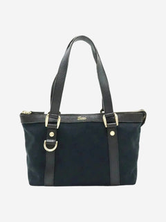 Black GG canvas mini tote bag Top Handle Bags Gucci 