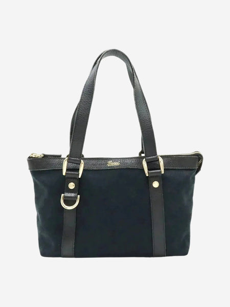 Black GG canvas mini tote bag product image
