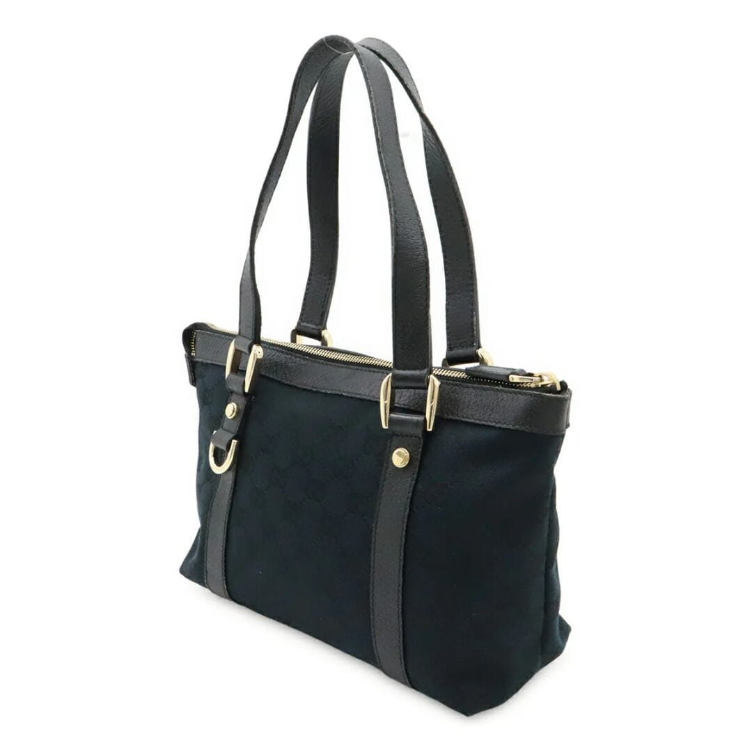 Black GG canvas mini tote bag Top Handle Bags Gucci 