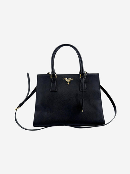 Black Saffiano leather 2way bag product image