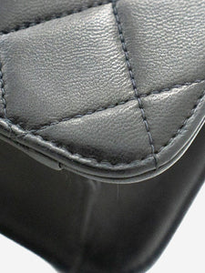 Chanel Black vintage 1996 lambskin shoulder bag