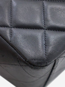 Chanel Black vintage 1994 lambskin maxi Classic Flap bag