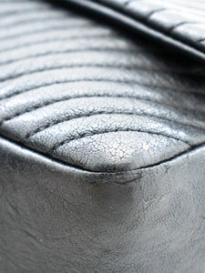 Chanel Black 2013 Chevron chain shoulder bag