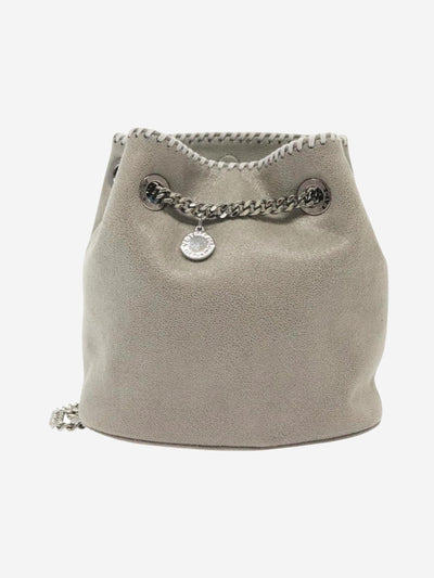 Grey faux-leather chain bucket bag Shoulder bags Stella McCartney 