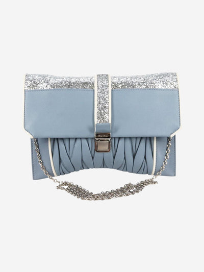 Light blue Matelasse leather chain bag Cross-body bags Miu Miu 