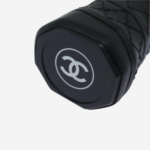 Chanel Black CC tennis racket and balls set