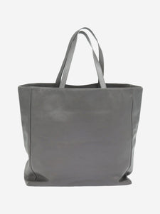 Saint Laurent Grey large leather tote bag