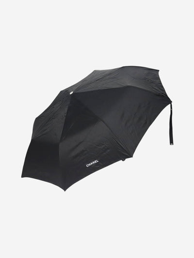 Black nylon folding umbrella Homeware Chanel 