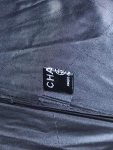Chanel Black nylon folding umbrella