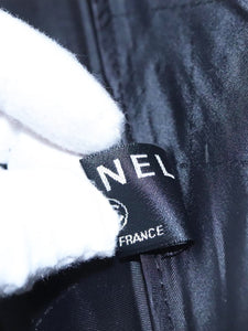 Chanel Black nylon folding umbrella
