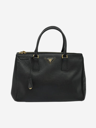 Black Saffiano leather Galleria 2way bag Shoulder bags Prada 