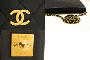 Chanel Black vintage 2000-2002 full-flap chain shoulder bag