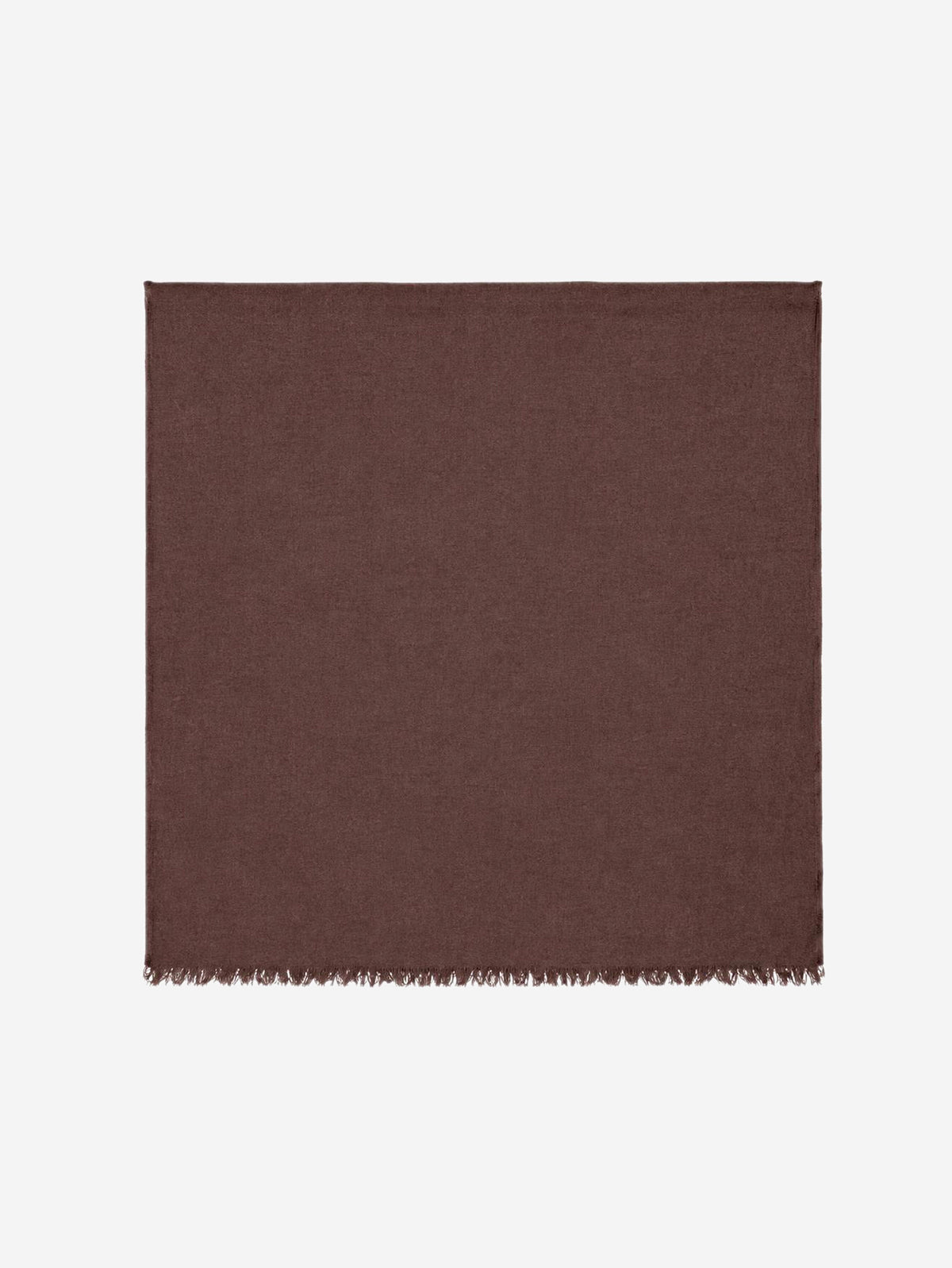 Dark brown monogram wool scarf Scarves Gucci 