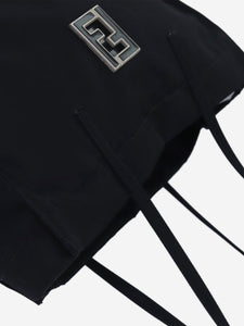 Fendi Black nylon tote bag