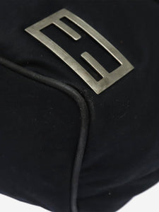 Fendi Black nylon top handle bag