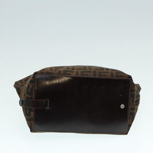 Fendi Brown Zucca top handle bag