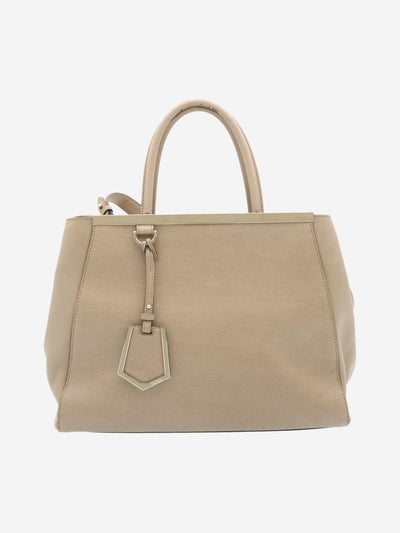 Taupe 2jours 2way bag Top Handle Bags Fendi 