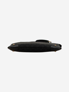 Gucci Black GG canvas studded shoulder bag