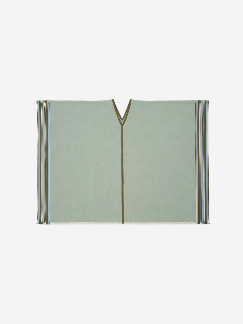 Green silk-blend shawl scarf Scarves Loro Piana 