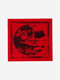 Red silk Josephine Danse scarf Scarves Hermes 