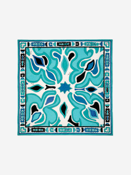 Blue mini square scarf product image