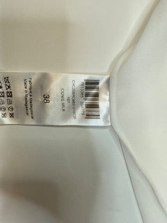 Cream sleeveless flower detail mini dress - size UK 10 Dresses Chloe 