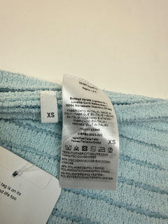Light blue ribbed turtleneck top - size XS Tops Bottega Veneta 