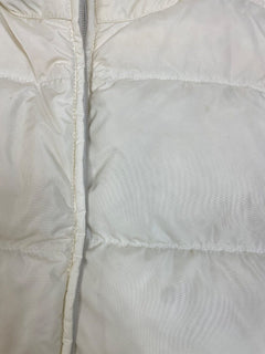 Cream vintage nylon puffer gilet - size UK 12 Coats & Jackets Prada 