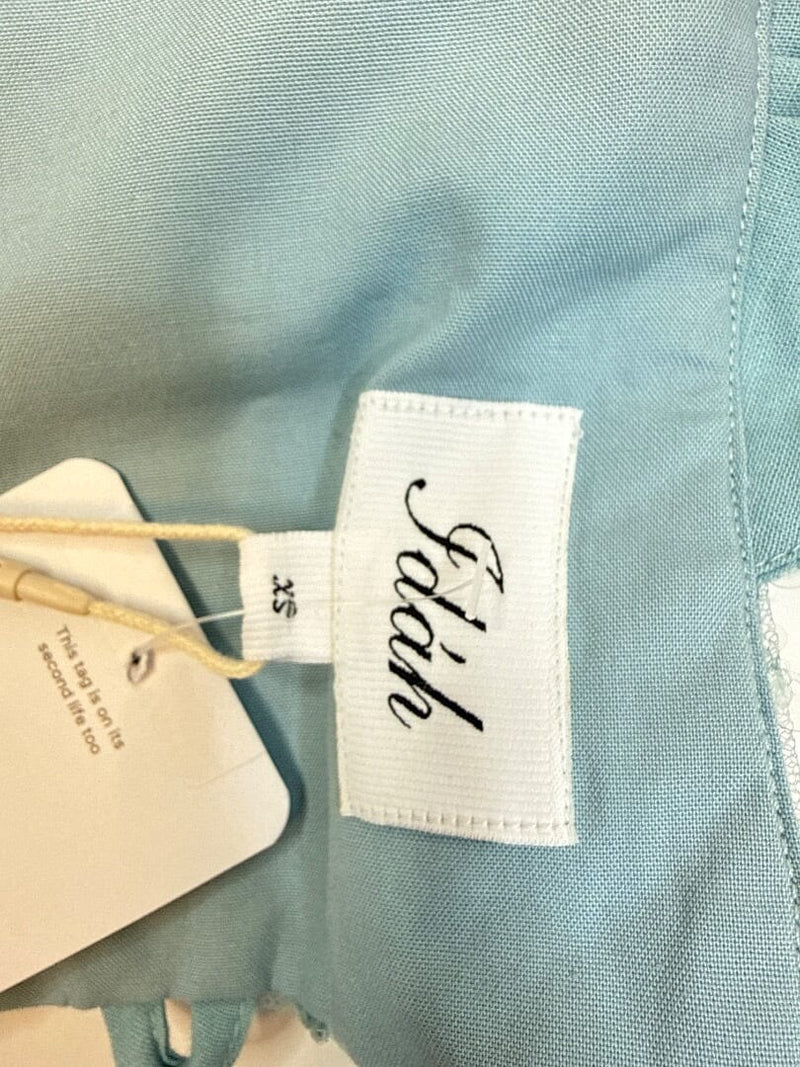 Blue embellished Vianna halterneck top - size XS Tops Idah 