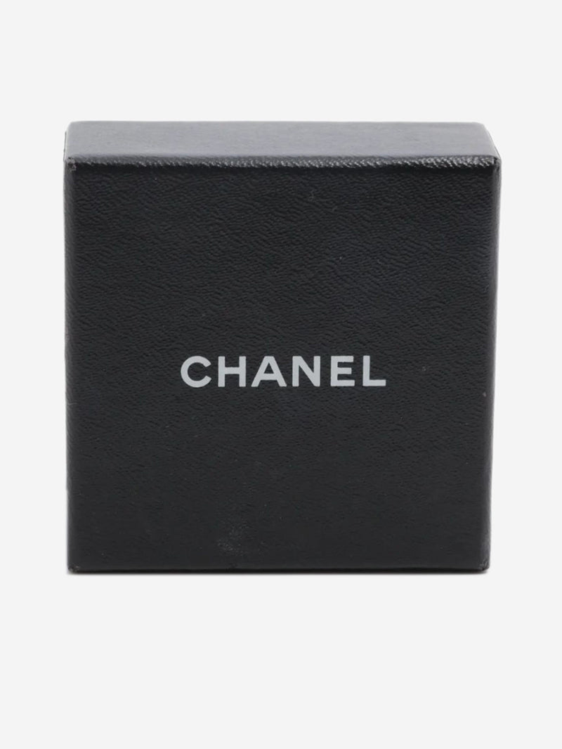 Silver Coco Mark 05V faux-pearl earrings Earrings Chanel 