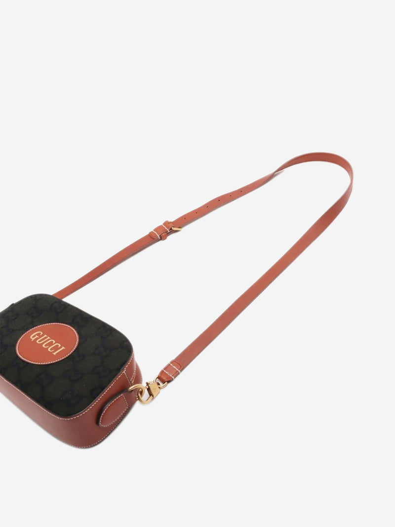 Khaki Guccissima wool and leather crossbody bag Cross-body Bags Gucci 
