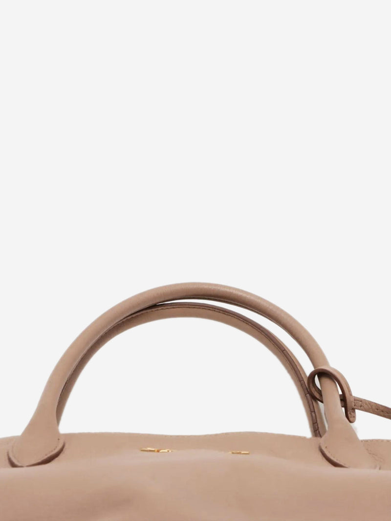 Neutral Vitello Daino leather 2way bag Shoulder bags Prada 