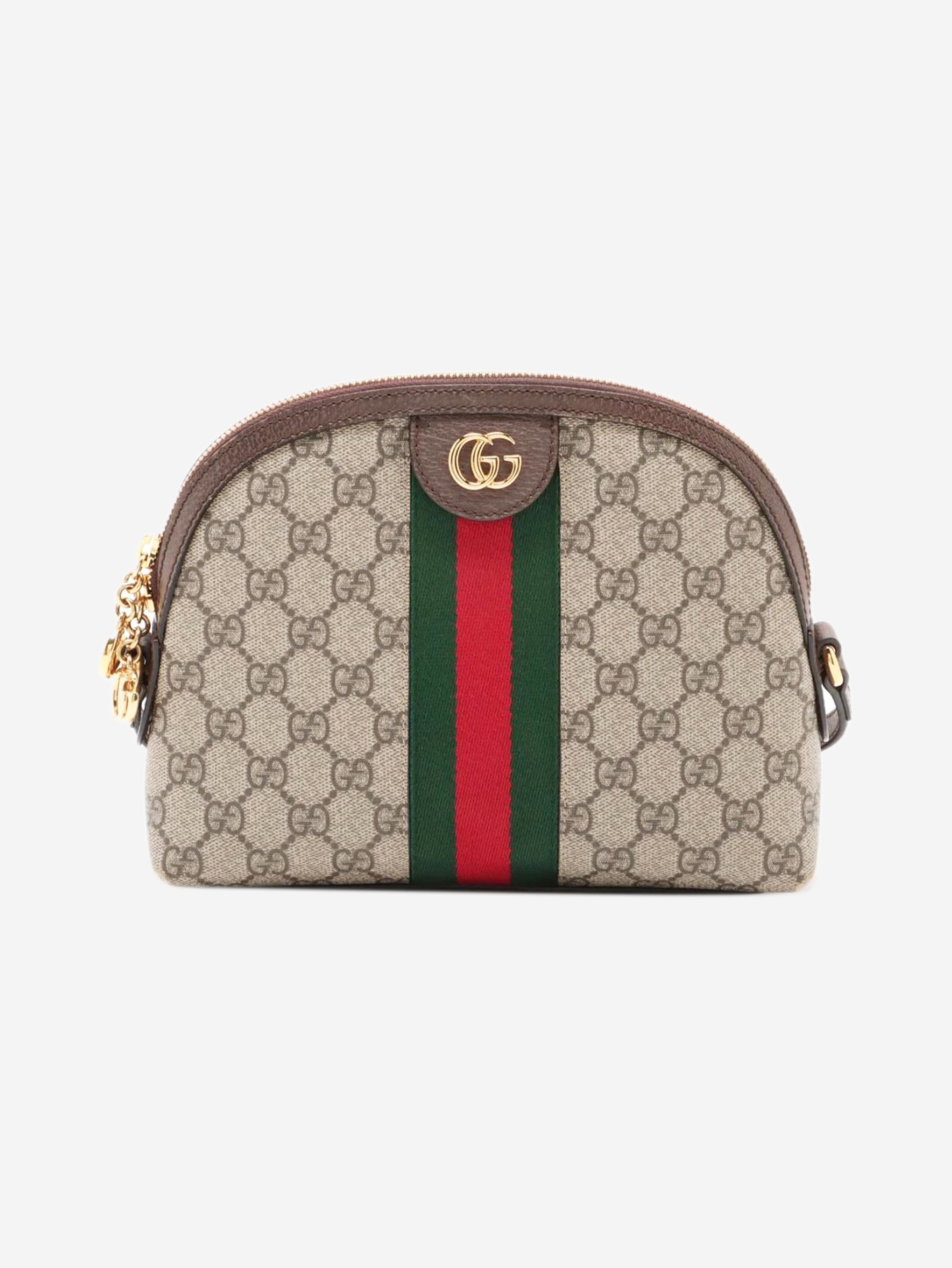 Brown GG Supreme Ophidia shoulder bag Shoulder bags Gucci 