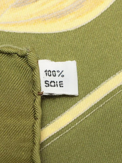 Green crown jewels silk scarf Scarves Hermes 
