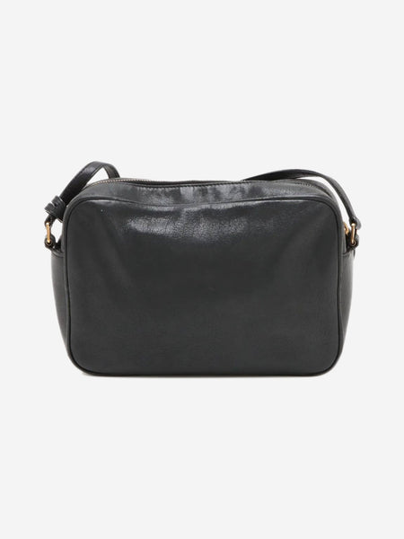 Black Paris Roux leather shoulder bag alternate image