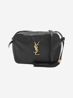 Black Paris Roux leather shoulder bag Shoulder bags Saint Laurent 