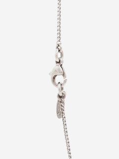 Silver Coco Mark 08V rhinestone necklace Necklaces Chanel 