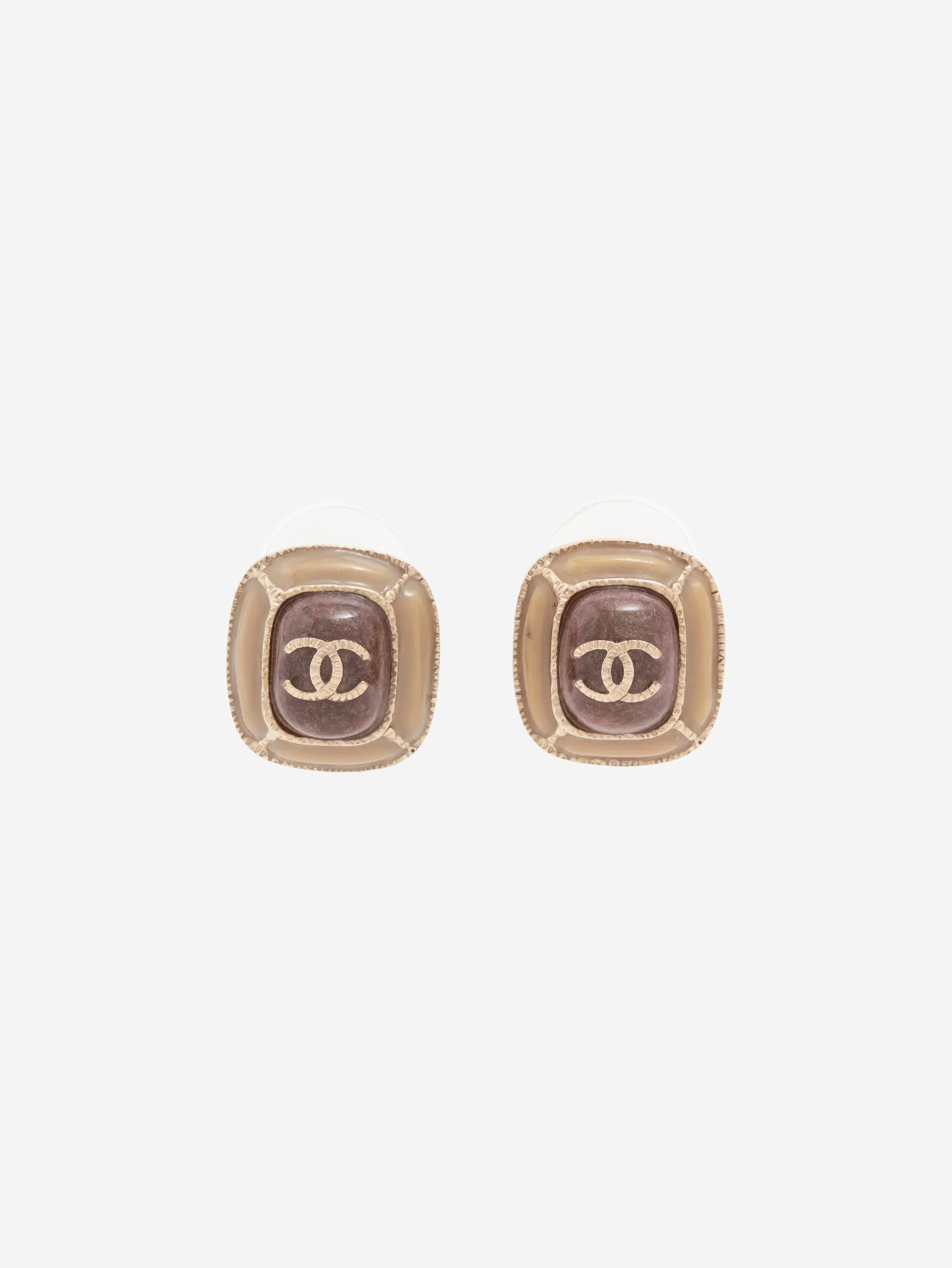 Brown Coco Mark A15C earrings