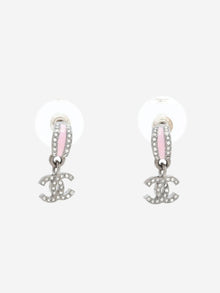 Silver Coco Mark C25B drop earrings Earrings Chanel 
