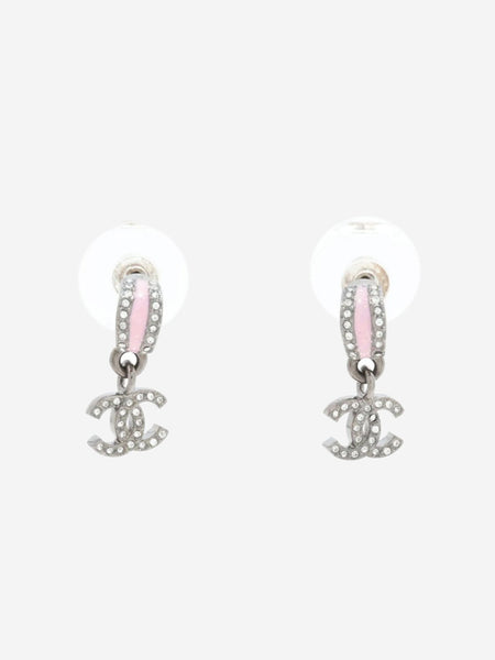 Silver Coco Mark C25B drop earrings alternate image