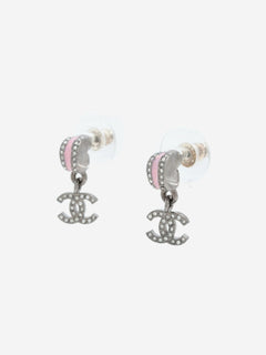 Silver Coco Mark C25B drop earrings Earrings Chanel 