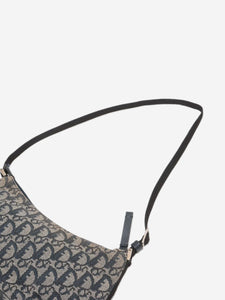 Dior Blue Trotter canvas shoulder bag