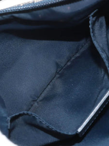 Dior Blue Trotter canvas shoulder bag