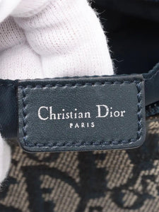 Dior Blue Trotter canvas shoulder bag