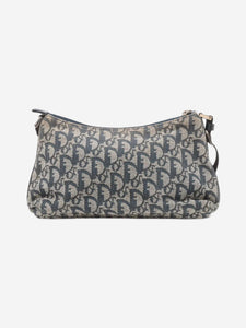 Dior Blue Trotter canvas shoulder bag