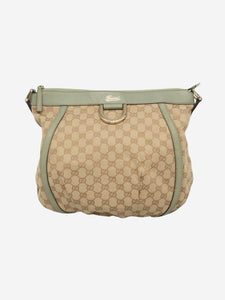 Gucci Neutral GG canvas Abbey shoulder bag