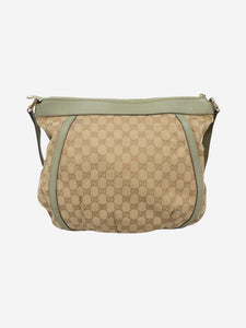 Gucci Neutral GG canvas Abbey shoulder bag