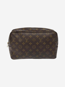 Louis Vuitton Brown Monogram Trousse Toilette pouch bag